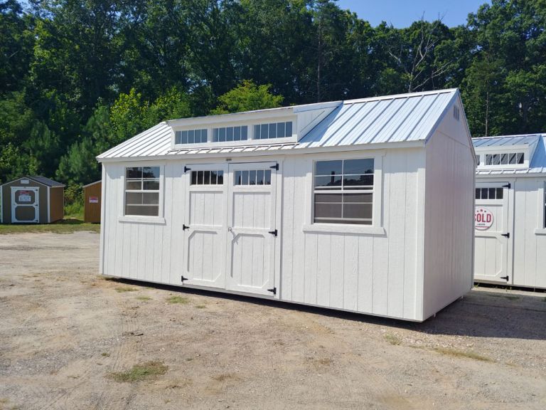 Brookstone Buildings Orange Storage Shed Inventory