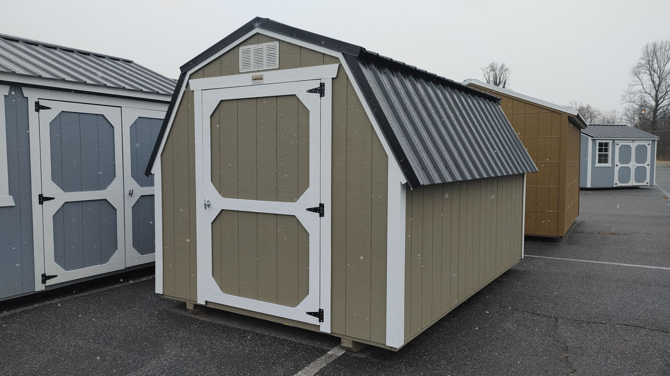 8' x 12' Clay Barn Storage Shed