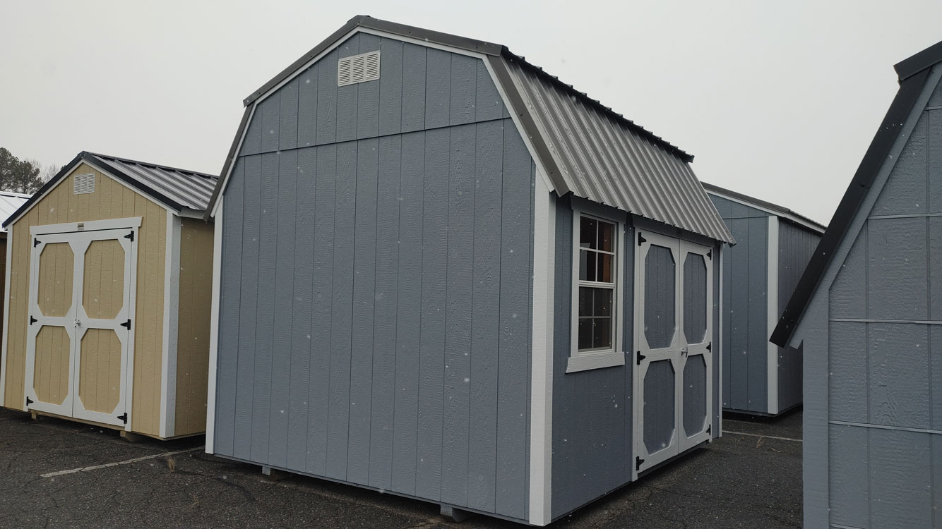 10' x 12' Grey Shadow Economy Barn Storage Shed