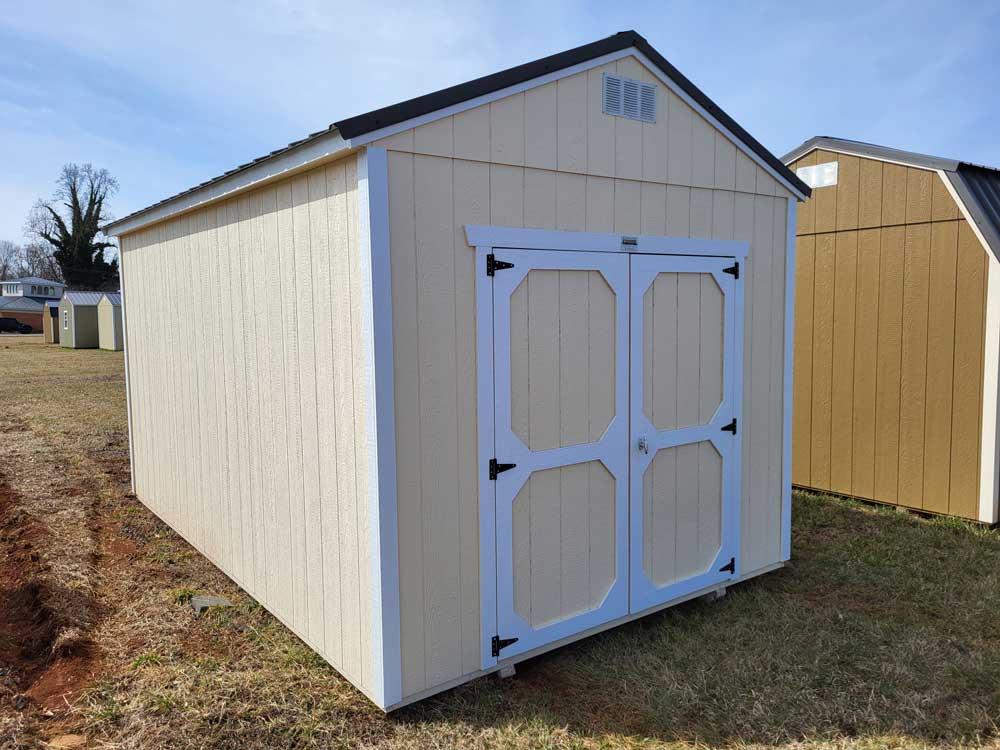 10' x 16' Eaglet Beige A-Frame Utility Storage Shed