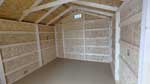 10' x 12' Beige Economy A-Frame Utility Storage Shed