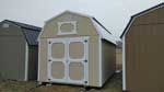 10' x 16' Beige Lofted Barn Storage Shed