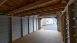 12' x 20' Light Stone Metal Lofted Garage