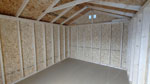 10' x 12' Beige A-Frame Utility Storage Shed