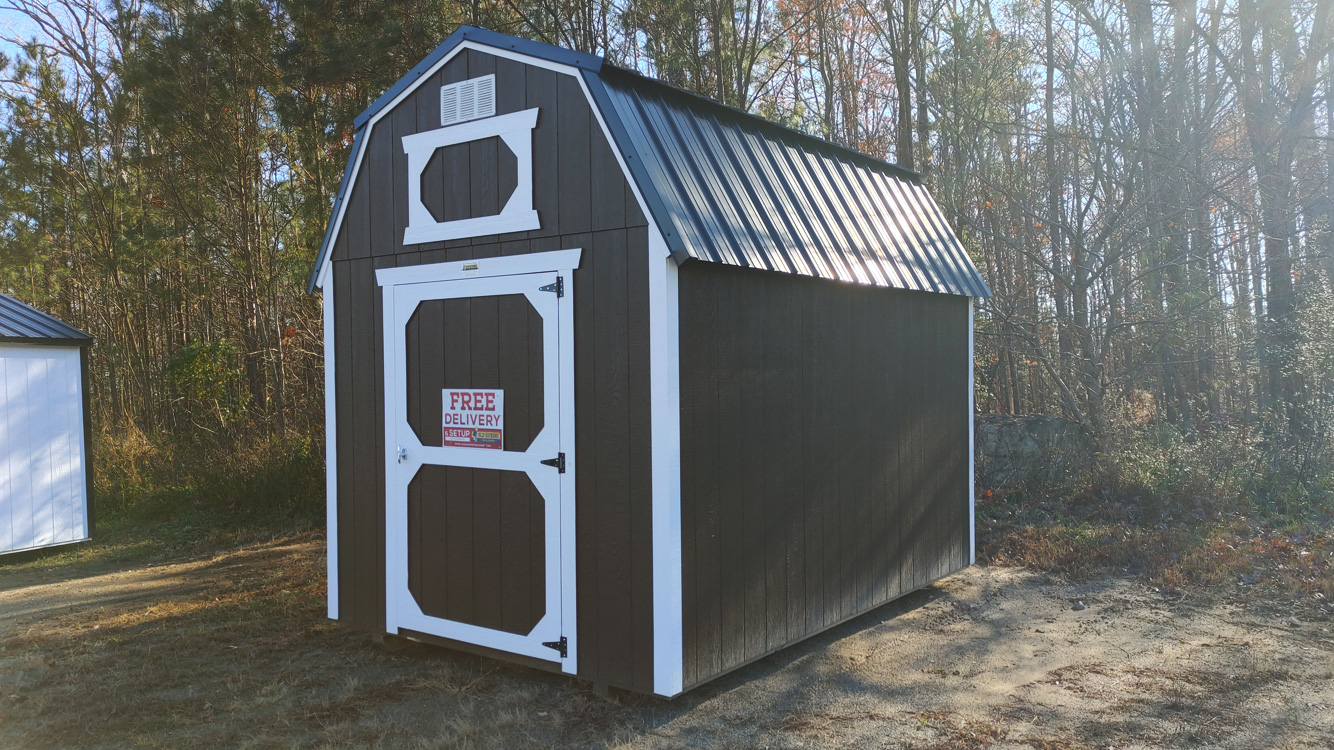 8' x 12' Dark Clove Lofted Barn Storage Shed
