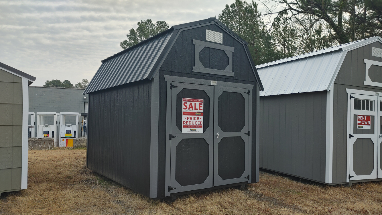 8' x 12' Tricorn Black Lofted Barn Storage Shed