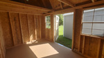 8' x 12' Beige Side Lofted Barn Storage Shed