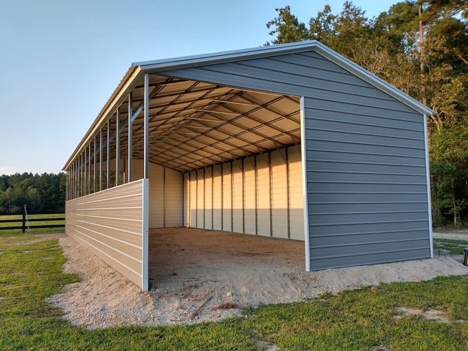 24' x 60' x 12' Steel Storage Building