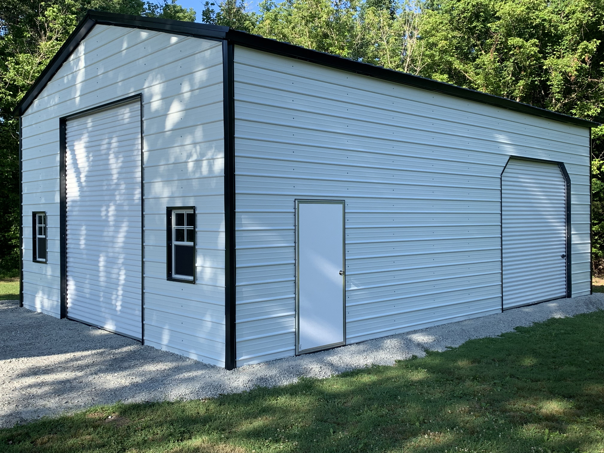 Fully Enclosed Garage 24' x 36' x 13'