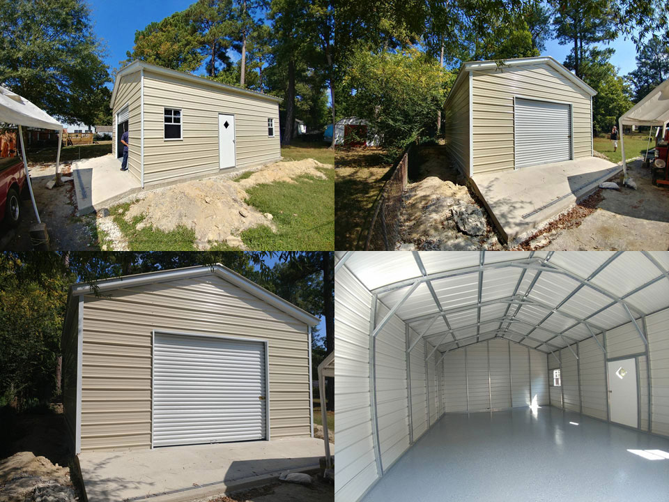 20' x 26' Enclosed Garage